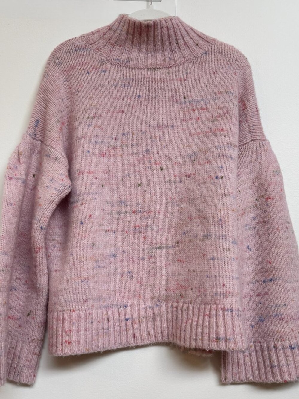 Club Monaco Pink Confetti Bell Sleeve Sweater - Picture 4 of 8
